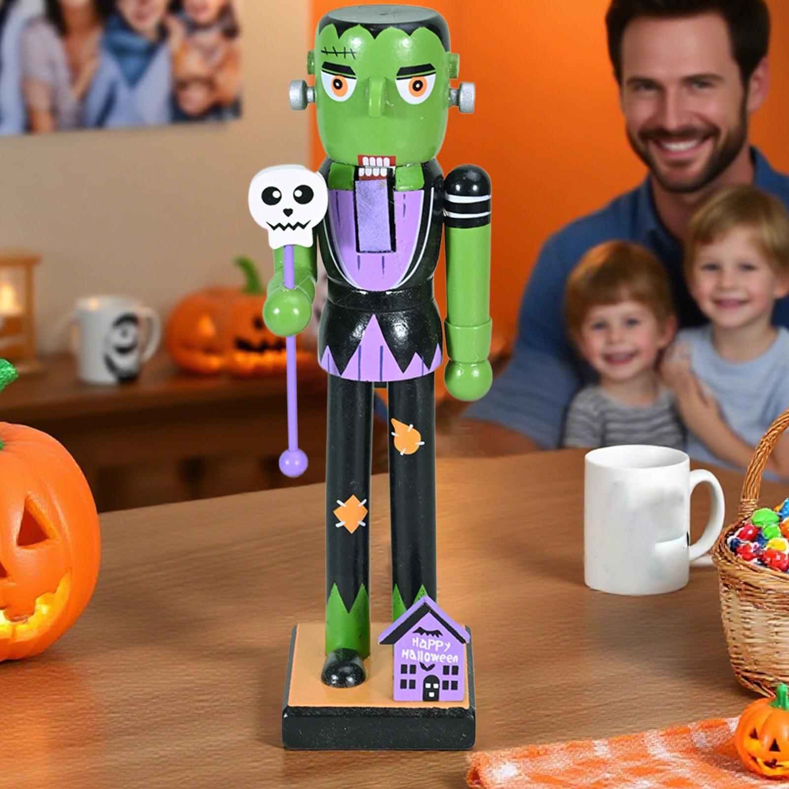 ハロウィンくるみ割り人形フィギュア木製くるみ割り人形フィギュ - Nutcracker Figurine のレビューと価格
