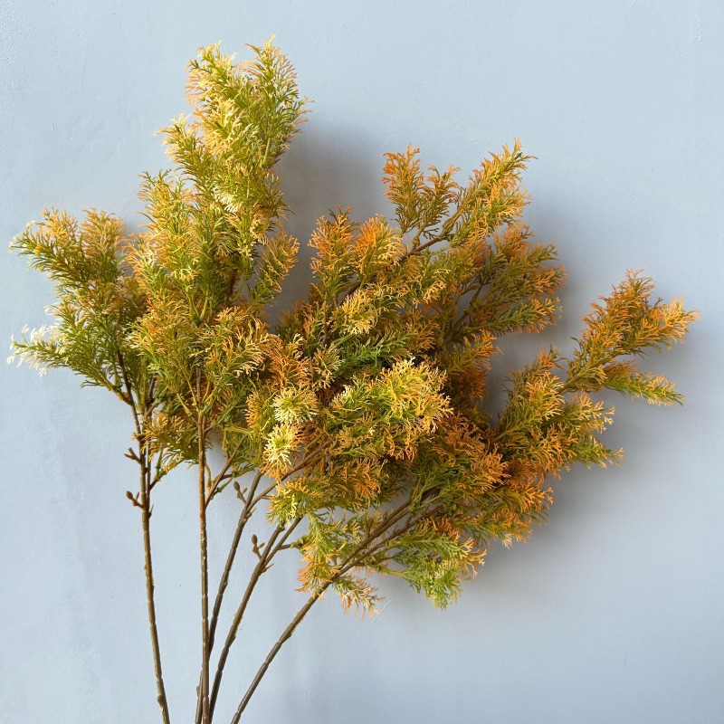 人工色付き松の枝 長く枝が生い茂った植物をリアルに再現 リビ - Christmas Tree Artificial のレビューと価格