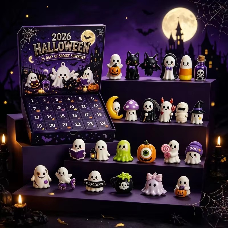 新しいハロウィンアドベントカレンダー、24日間の不気味なレジ - Advent Calendar Gift のレビューと価格