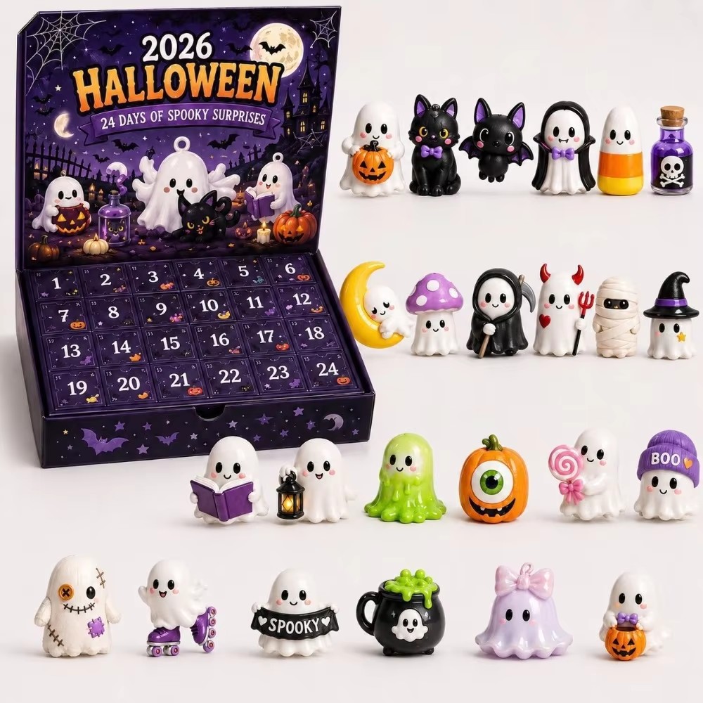新しいハロウィンアドベントカレンダー、24日間の不気味なレジ - Advent Calendar Gift のレビューと価格