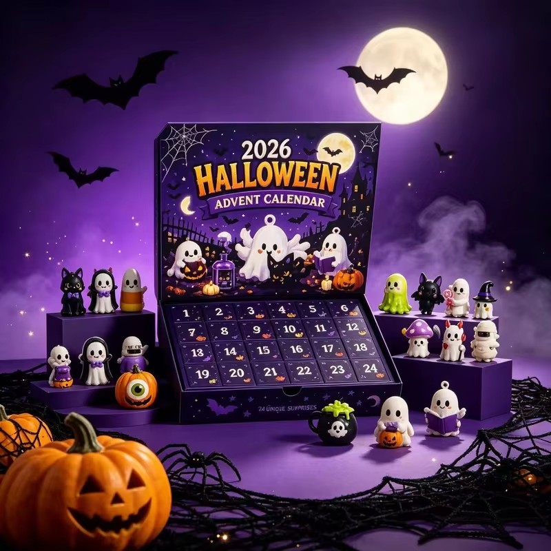 新しいハロウィンアドベントカレンダー、24日間の不気味なレジ - Advent Calendar Gift のレビューと価格