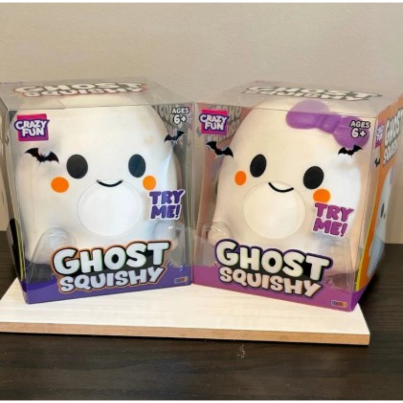ハロウィンボウスマイルゴーストストレス解消おもちゃ丸型スロー - Advent Calendar Gift のレビューと価格