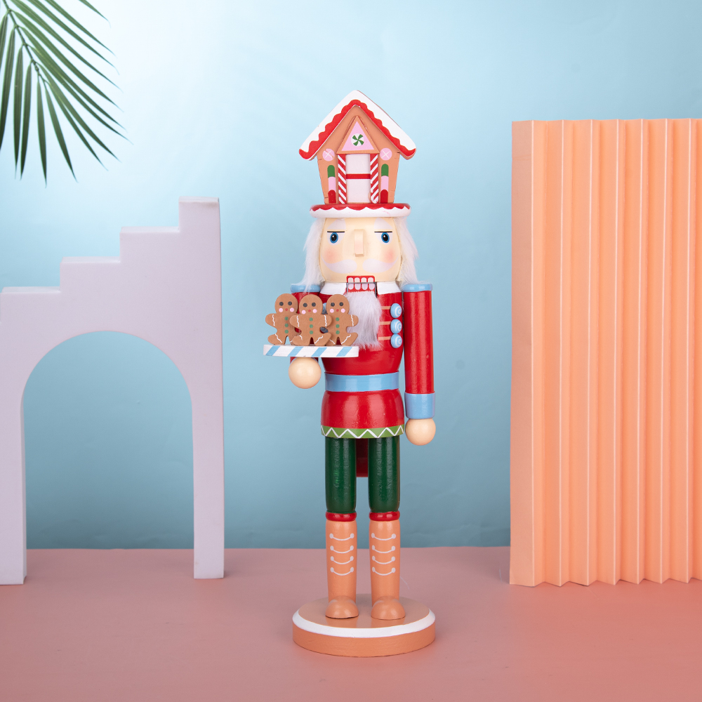 38 センチメートルシェフビルディングくるみ割り人形人形木製 - Nutcracker Figurine のレビューと価格