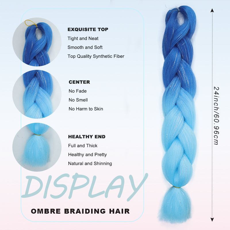 光沢のあるティンセルレインボージャンボブレイズ合成クロシェ編 - Tinsel Garland Decoration のレビューと価格
