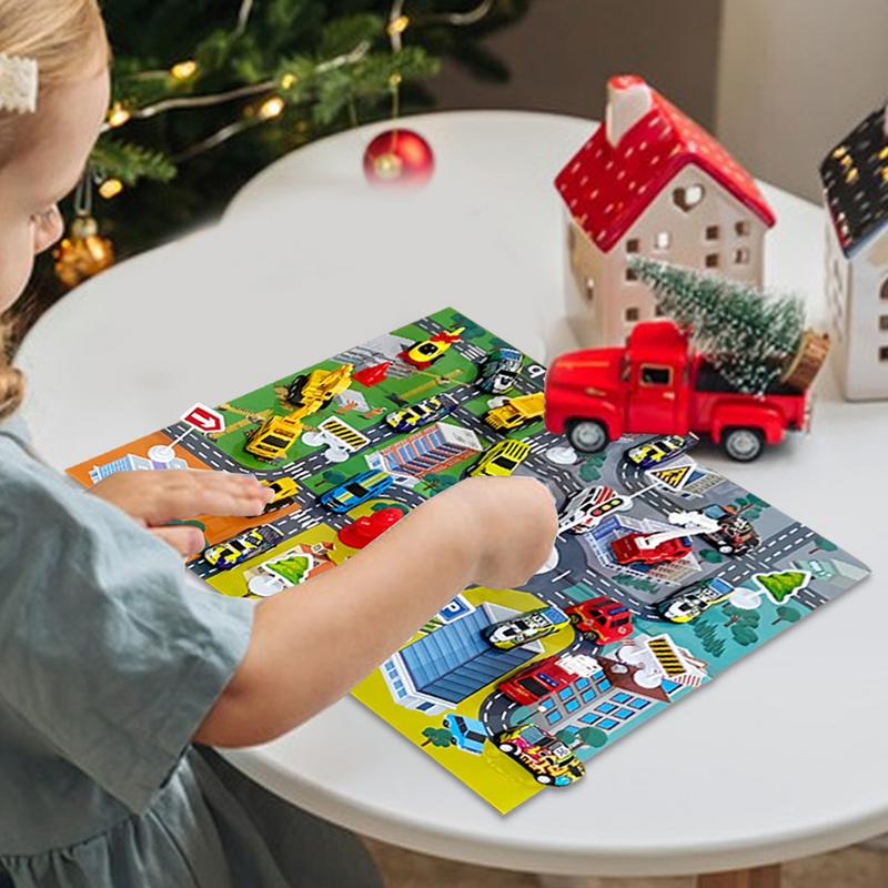 24個入り 車のおもちゃセット クリスマスアドベントカレンダ - Advent Calendar Gift のレビューと価格