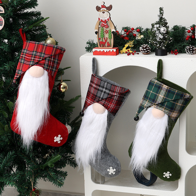 1-4個入り クリスマスお菓子バッグ 子供用 ツリーオーナメ - Christmas Stocking Hanging のレビューと価格