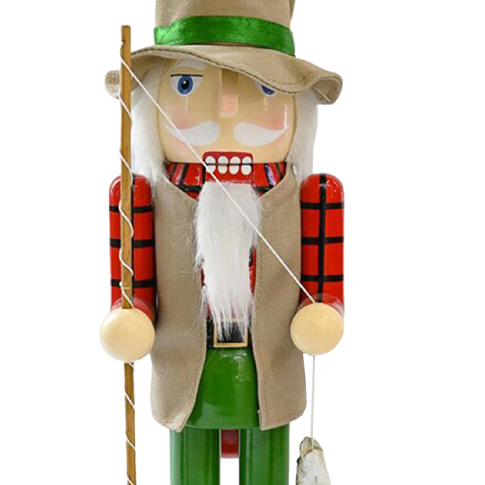 木製くるみ割り人形クリスマスデコレーションテーブルセンターピ - Nutcracker Figurine のレビューと価格